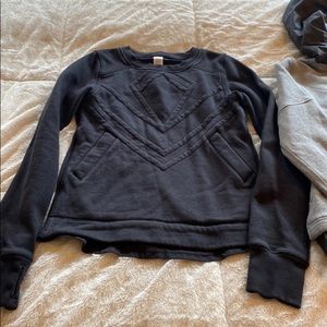 Lululemon/Ivivva Bundle Hoodie Set! Black size 10 and Grey size 12!